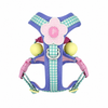 Vintage Gingham Escape-Proof Dog Harness