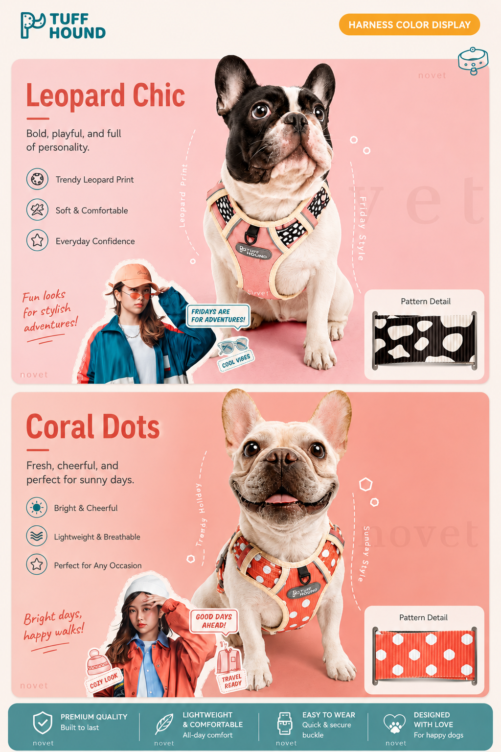 NOVET AirMesh 反光胸背帶