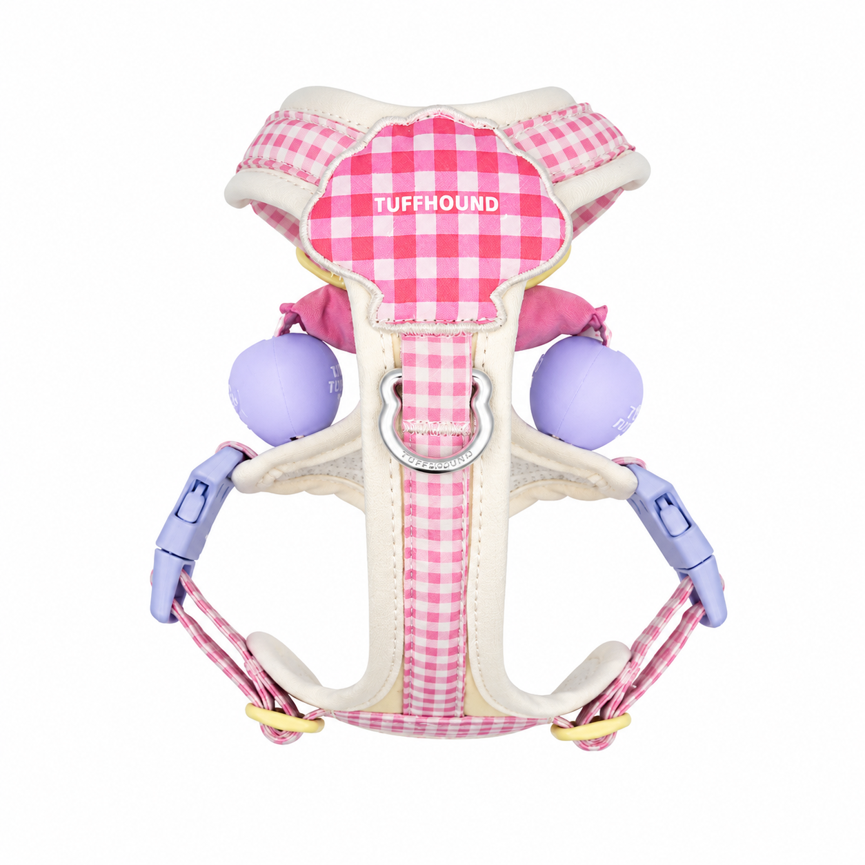 Vintage Gingham Escape-Proof Dog Harness